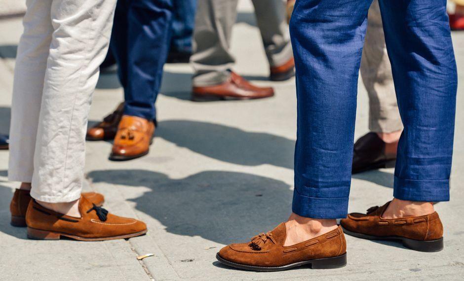 Обувь к брюкам мужским